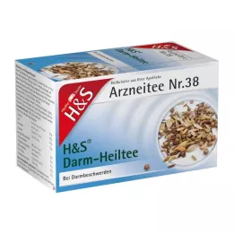 Sachets filtres de thé cicatrisant intestinal H&amp;S, 20 x 2,0 g
