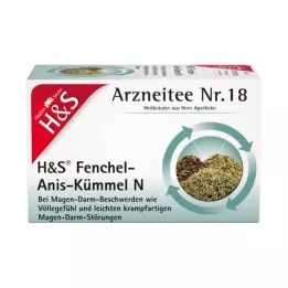 H&amp;S Fenouil-Anis-Carvi N Sachets filtrants, 20X2,0 g