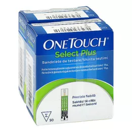ONE TOUCH Sélectionner des bandes de test de sucre dans le sang, 100 pc