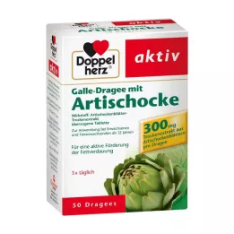 DOPPELHERZ Dragées biliaires à lartichaut, 50 pcs