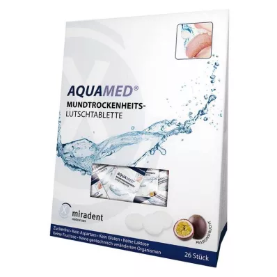 MIRADENT Pastilles Aquamed pour la bouche sèche, 60 g