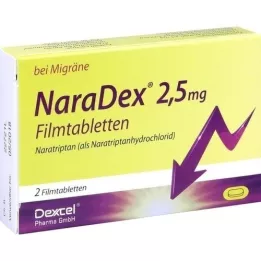 NARADEX 2,5 mg de comprimés de films,pc