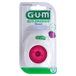GUM Fil dentaire ciré Butlerweave, 1 pièce