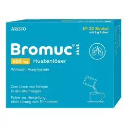 BROMUC Pilule expectorante contre la toux aiguë de 600 mg pour administration orale, 20 pcs