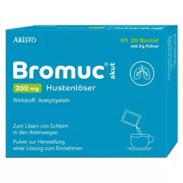 BROMUC Pilule expectorante contre la toux aiguë de 200 mg pour administration orale, 20 pcs