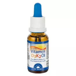 VITAMIN Huile D3K2 Dr. Jacobs Drops, 20 ml