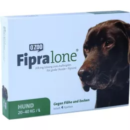 Fiplalone 268 mg Solution pour gouttes pour les gros chiens, 4 pc