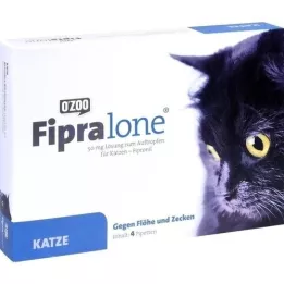 Fiplalone 50 mg solution pour gouttes pour chats, 4 pc