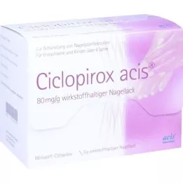 CICLOPIROX ACIS 80 mg / g ingrédient actif. Polon à ongles, 3 g