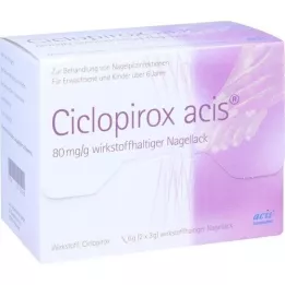 CICLOPIROX ACIS 80 mg / g ingrédient actif. Polon à ongles, 6 g