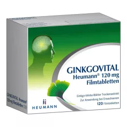 GINKGOVITAL Heumann 120 mg comprimés pelliculés, 120 pcs