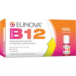 Eunova B12 bouteilles de boisson complexes, 100x10 ml