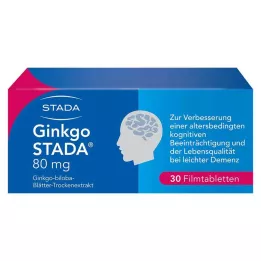 Ginkgo STADA 80 mg comprimés revêtus de film, 30 pc