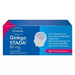 GINKGO STADA 80 mg comprimés de films, 60 pc