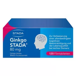 GINKGO STADA 80 mg comprimés de films, 120 pc