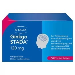 GINKGO STADA Comprimés pelliculés à 120 mg, 60 pièces
