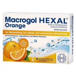MACROGOL HEXAL Orange Plv.z.Her.e.Lsg.z.Einn.Btl., 10 pièces