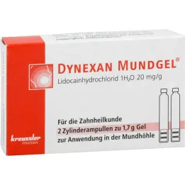 Ampoules de gel oral Dynexan, 2 x 1,7 g