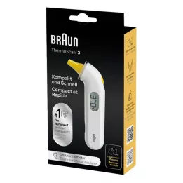 BRAUN THERMOSCAN 3 thermomètres auriculaires infrarouges, 1 pièce