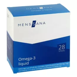 OMEGA-3 LIQUID MensSana Sticks, 28 pièces