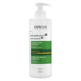 Vichy Shampooing de soins anti-pellicules Dercos pour cheveux secs, 390 ml