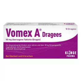 VOMEX A Dragees 50 mg comprimés enrobés, 10 pcs