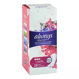 ALWAYS Protège-slips discrets pour incontinence, 28 pièces