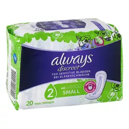 ALWAYS Insert discret pour incontinence, petit, 20 pièces