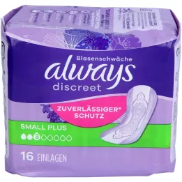 ALWAYS Insert discret pour incontinence small plus, 16 pièces