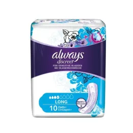 ALWAYS Insert dincontinence discret long, 10 pièces