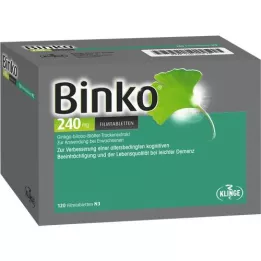 BINKO 240 mg de comprimés de films, 120 pc
