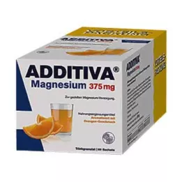 ADDITIVA Sachets de magnésium 375 mg, 60 pièces