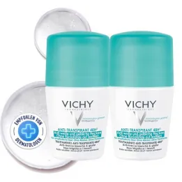 Vichy Déodorant Roll-on Anti Taches 48h, 2X50 ml