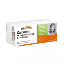 CALCIUM-RATIOPHARM Comprimés à croquer de 500 mg, 100 pièces