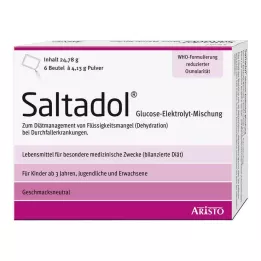 SALTADOL Poudre électrolytique à usage oral, 6 pièces