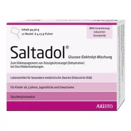 SALTADOL Poudre électrolytique à usage oral, 12 pcs