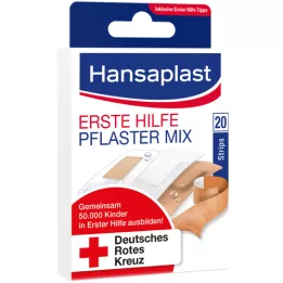 HANSAPLAST First Aid Pflaster Mix, 20 pc