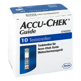ACCU-CHEK Guide de bandelettes de test, 1X10 pcs