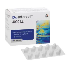 Gélules de D3-INTERCELL 4 000 UI, 90 unités