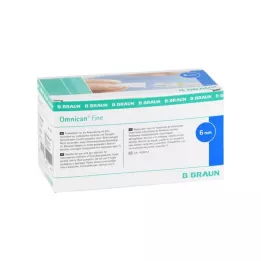 OMNICAN canule fine pour stylo 31 G 0,25x6 mm, 100 pc
