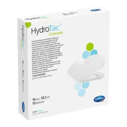 Pansement en mousse concave Hydrotac 18x18,5 cm, 10 pc