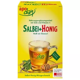 Apoday Sage chaud + poudre de miel, 10x10 g