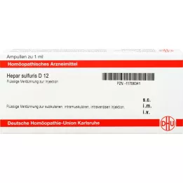 HEPAR SULFURIS D 12 ampoules, 8x1 ml