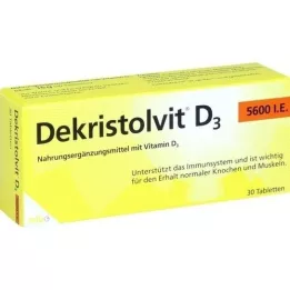 DEKRISTOLVIT D3 5 600, cest-à-dire les comprimés, 30 pc