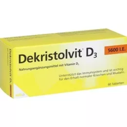 DEKRISTOLVIT D3 5 600, cest-à-dire les comprimés, 60 pc