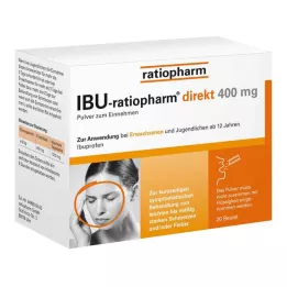 IBU-RATIOPHARM Poudre directe à 400 mg pour usage oral, 20 pcs
