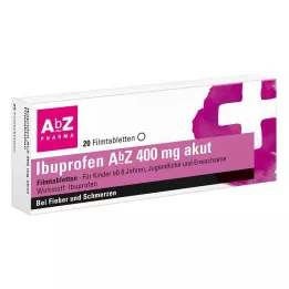 IBUPROFEN AbZ 400 mg comprimés pelliculés aigus, 20 pcs