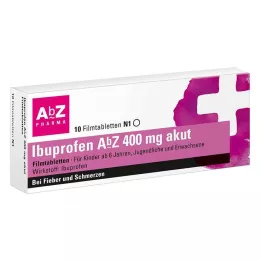IBUPROFEN AbZ 400 mg comprimés pelliculés aigus, 10 pcs