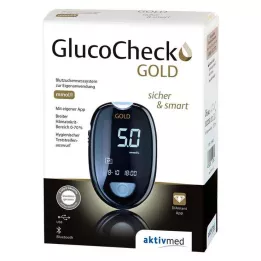 GLUCOCHECK GOLD Kit de lecteur de glycémie mmol/l, 1 pièce