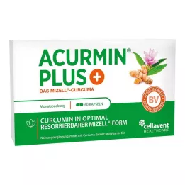 ACURMIN Plus Les capsules molles micellaires au curcuma, 60 pcs
